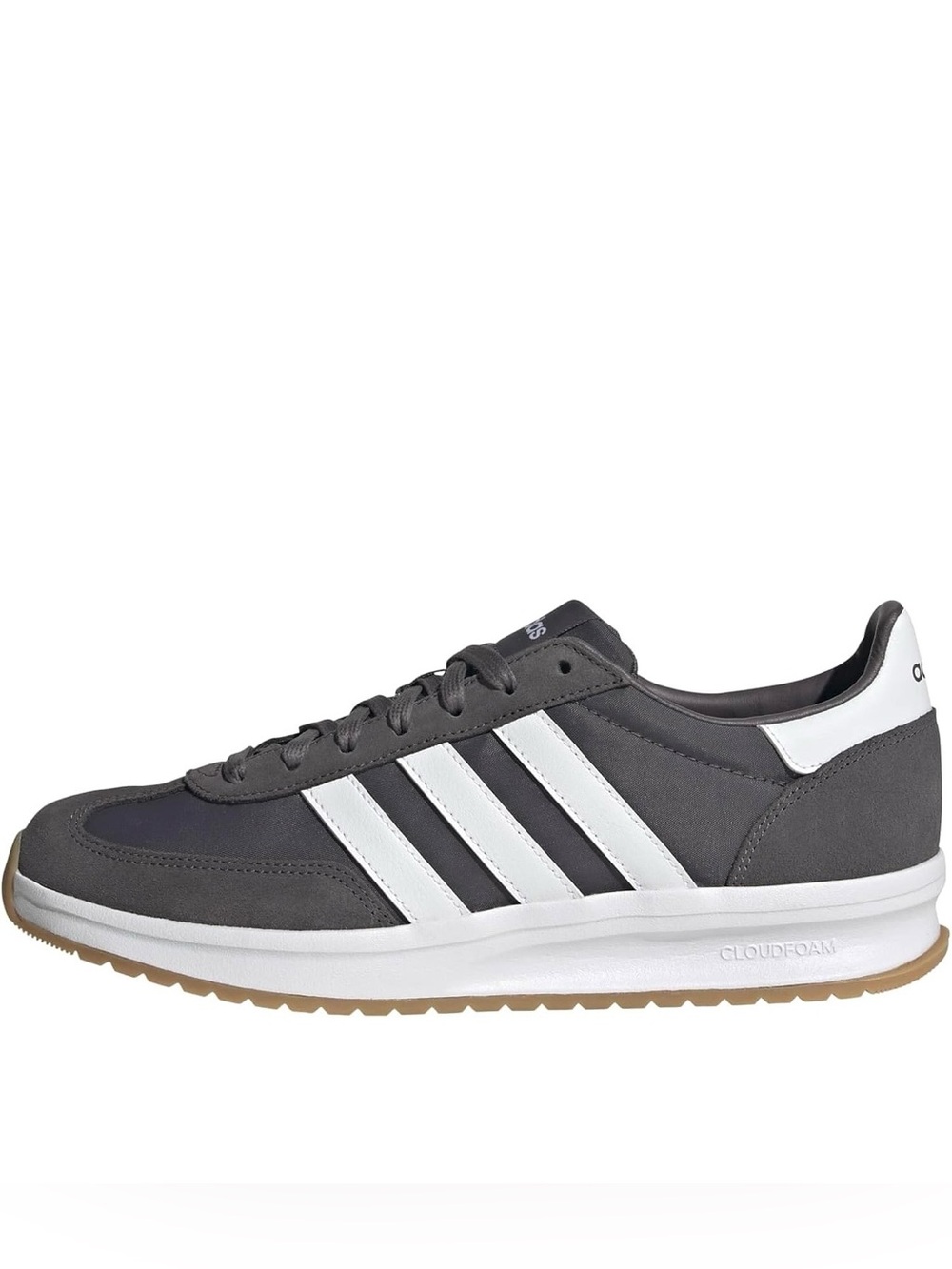 🆕🩶adidas🩶 Men’s Grey and White Retro Cloudfoam Sneakers. Size 91/2